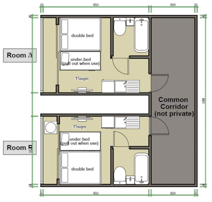 %@2 Studio Apartments For Family At One Price - Fukuoka