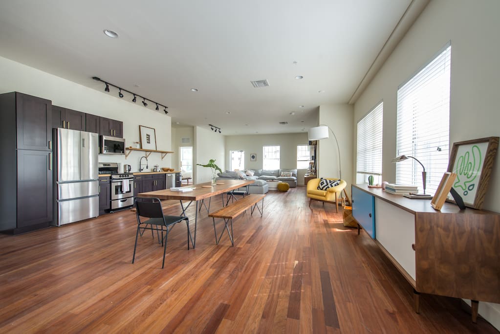 Open and flowing layout to match the energy of your stay.
