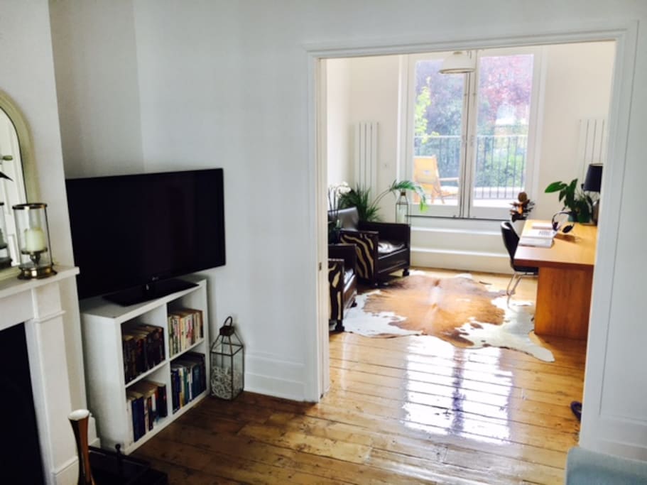 Upstairs lounge through to office