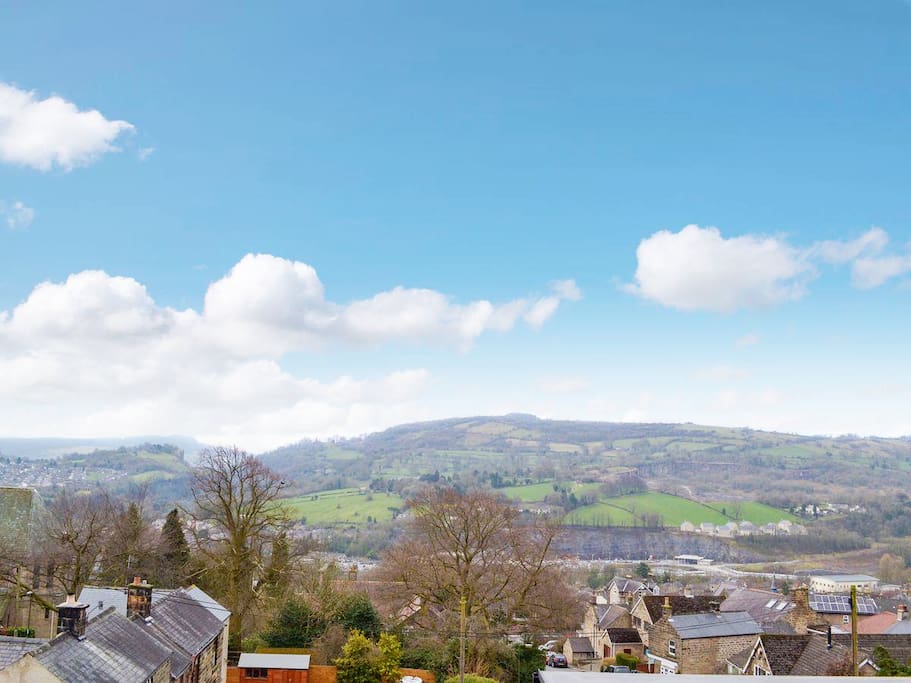 Stunning Views from open plan living area over Matlock.