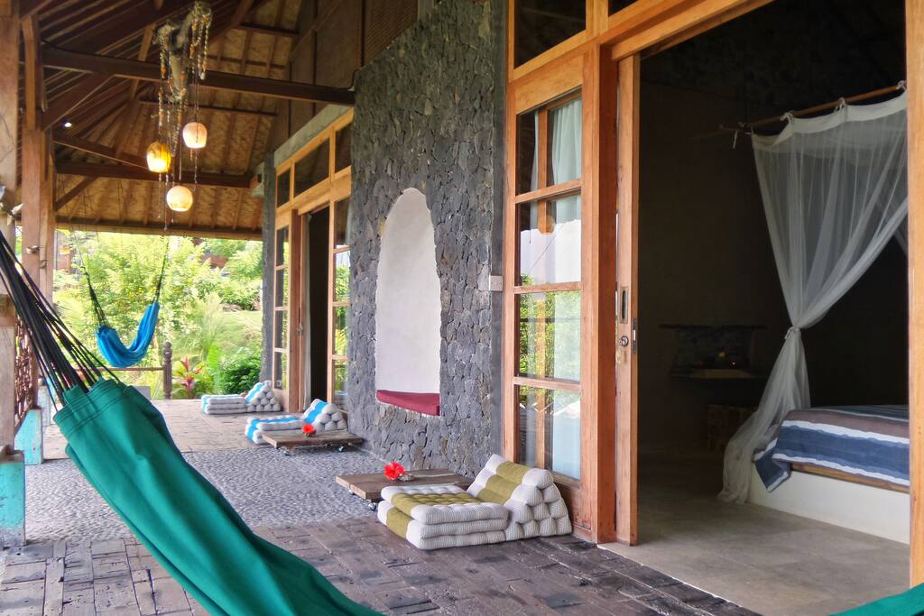 terrace from Jungle and Ocean view