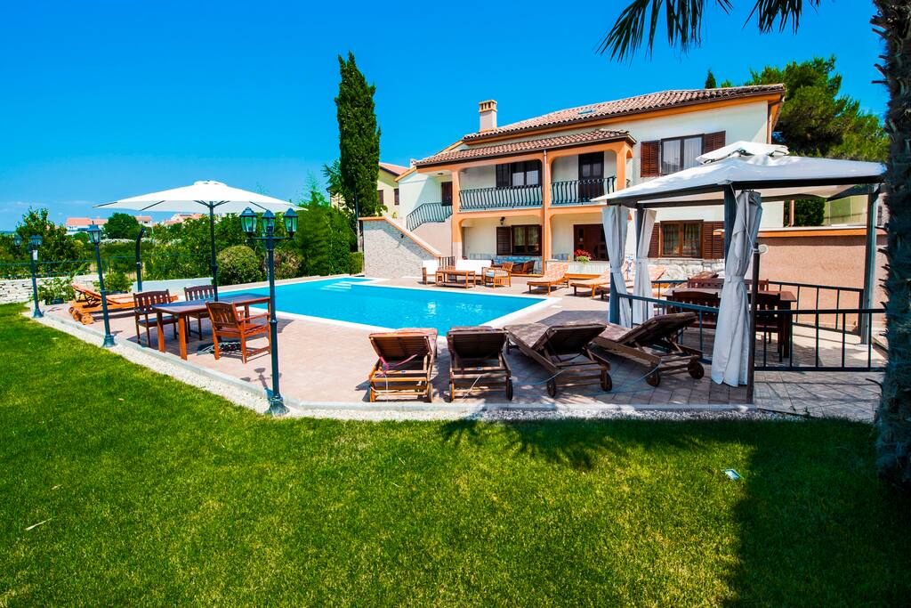 Pool area and garden