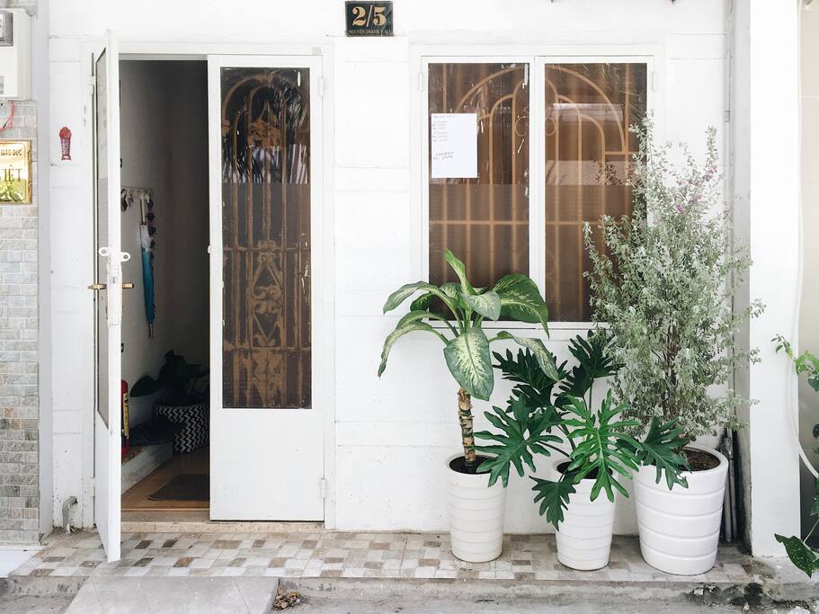 The front door