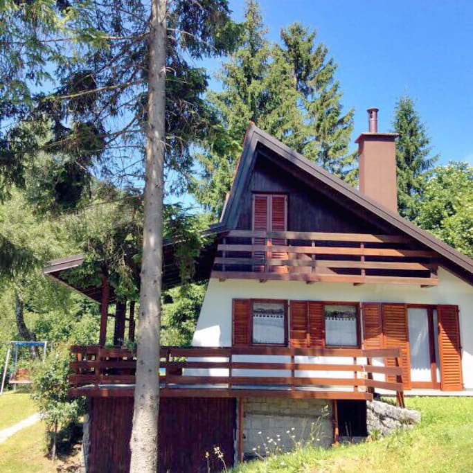 Vikend Lida - Outdoor - Terrace and Master Bedroom Private Balcony