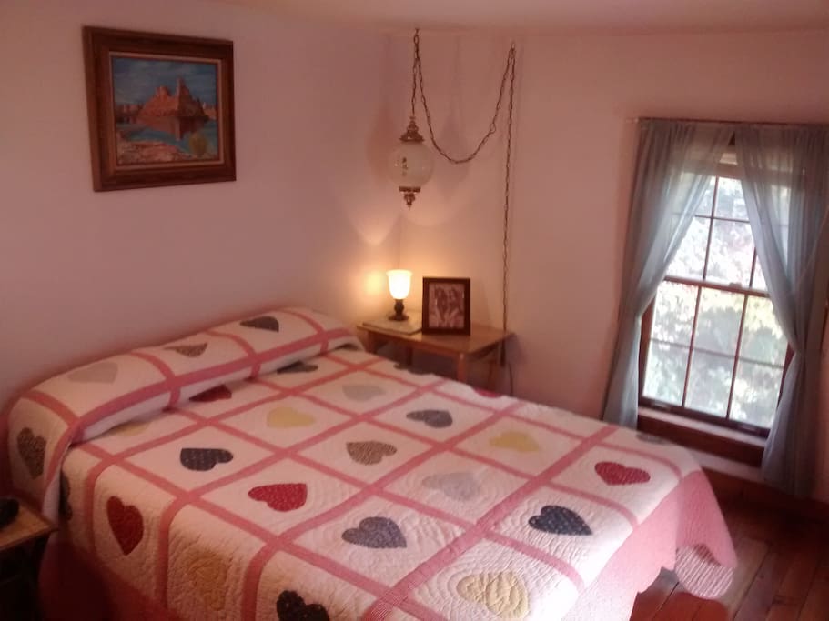 Largest bed room with Queen size bed TV in the room