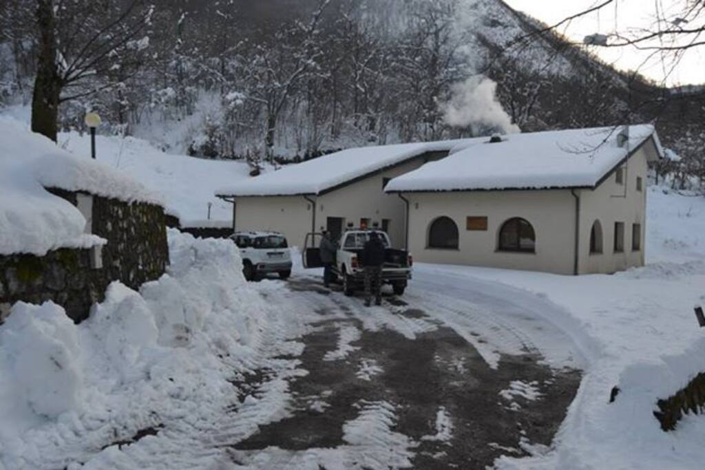 Il rifugio innevato