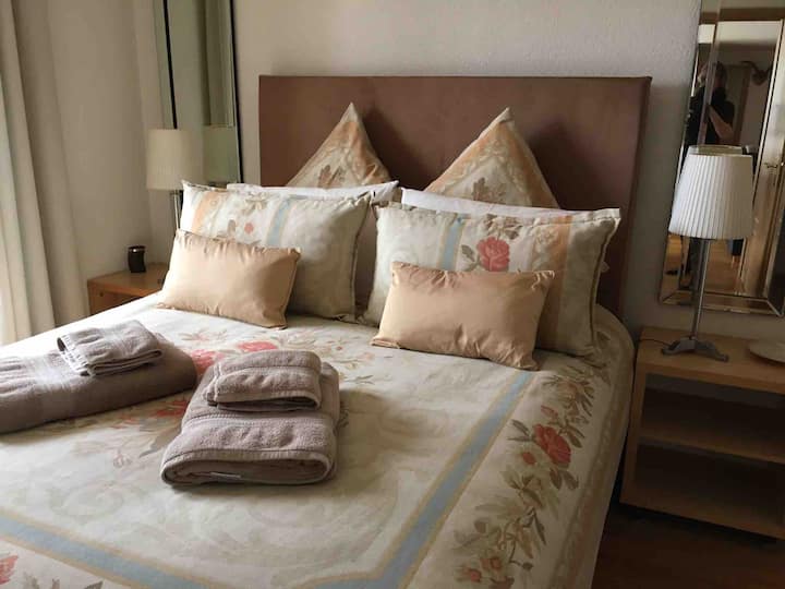 Dhoma kryesore e gjumit me krevat dopio "king"