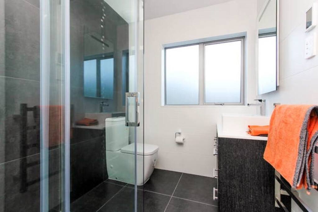 own shower/toilet