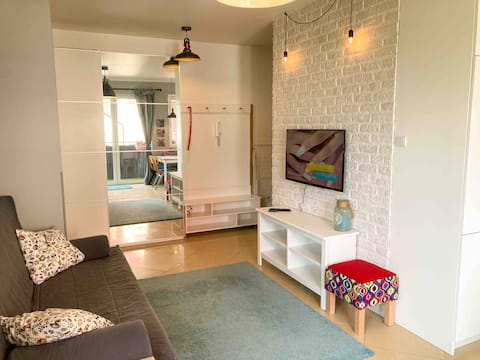 Family apartment with swimming pool Jastrzębia Góra