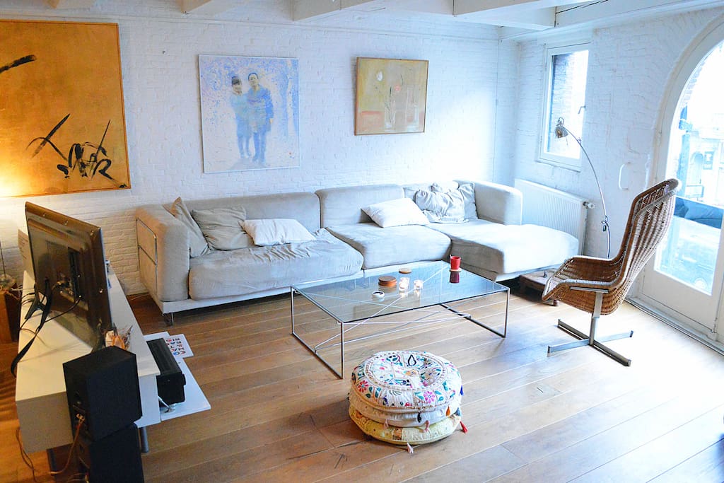 The corner to relax on the great couch or chair.