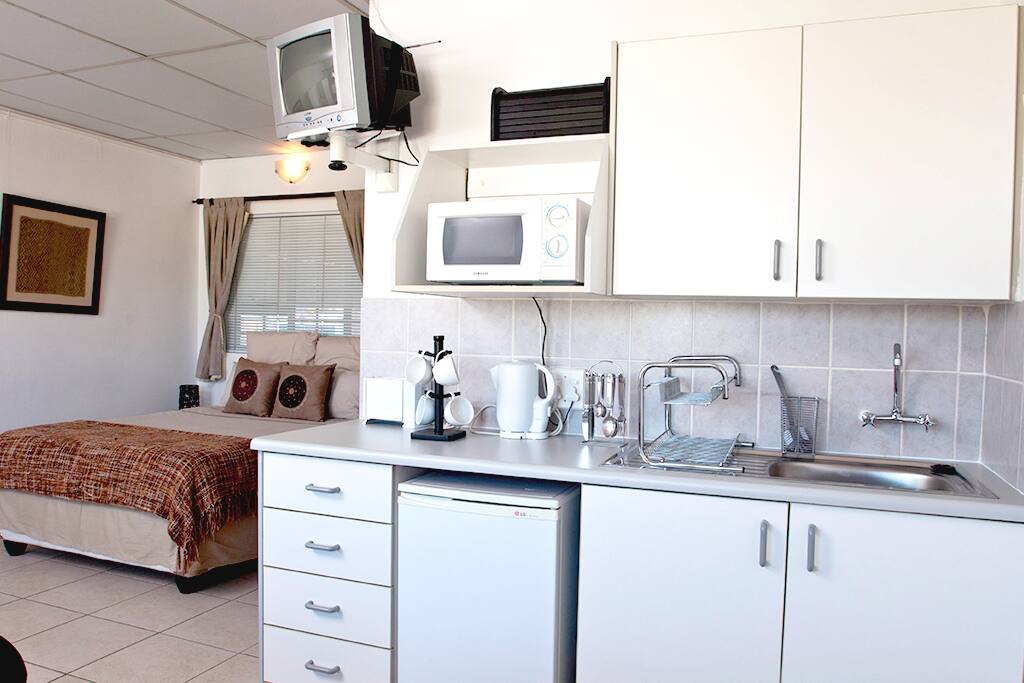 Standard kitchenette inside our beautiful private rooms