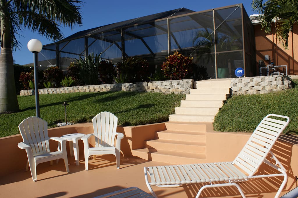 Enjoy private waterfront lounging