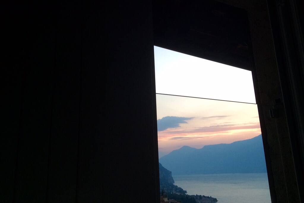 vista dal letto
