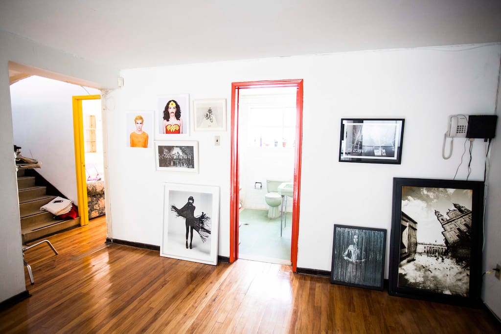 The second floor where your room and your bathroom is!
