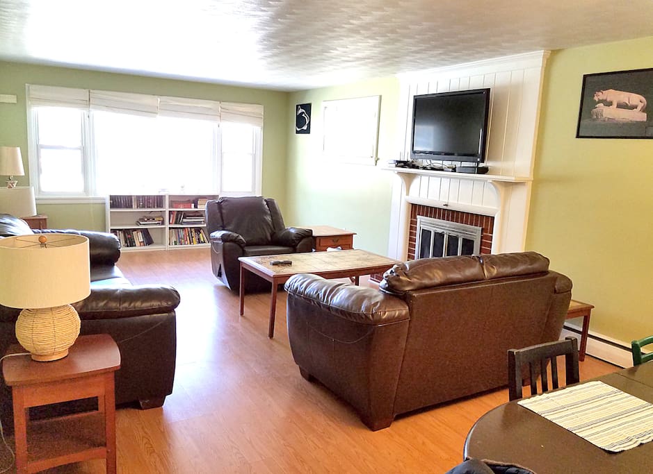 Living room facing front of house, main floor