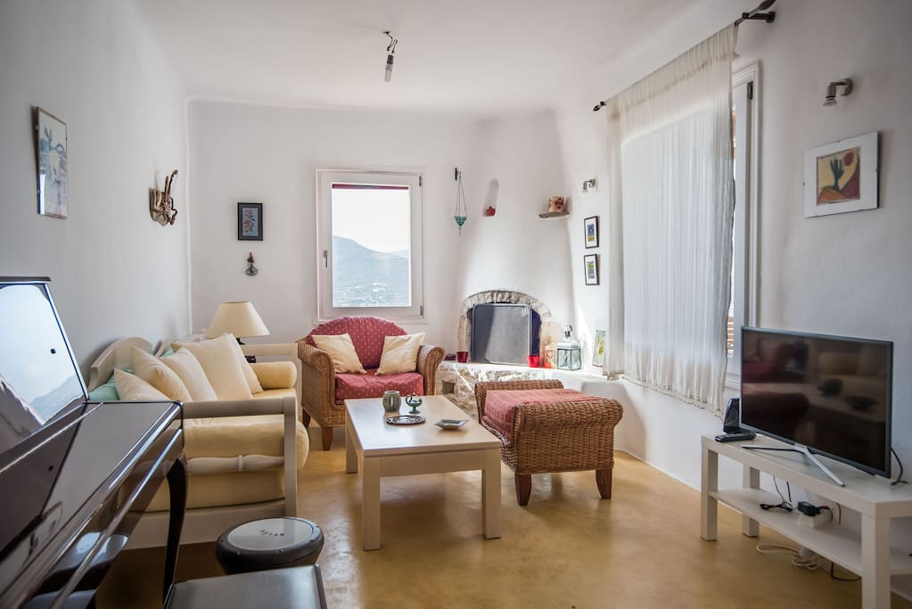 Living Area with TV