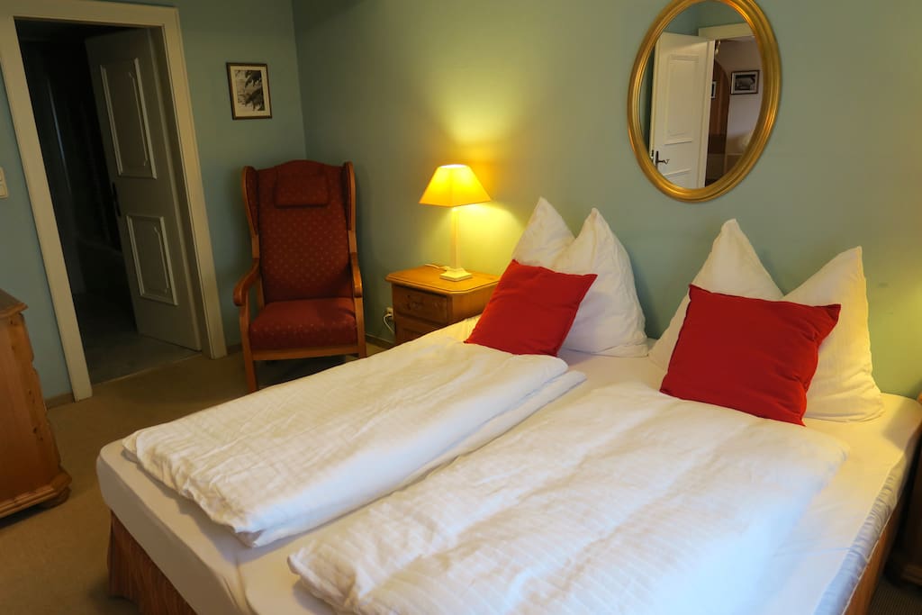Comfy double bed