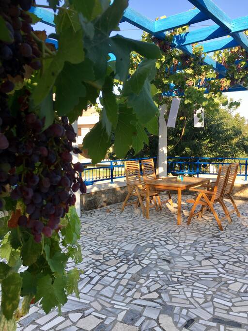 Dining table outside