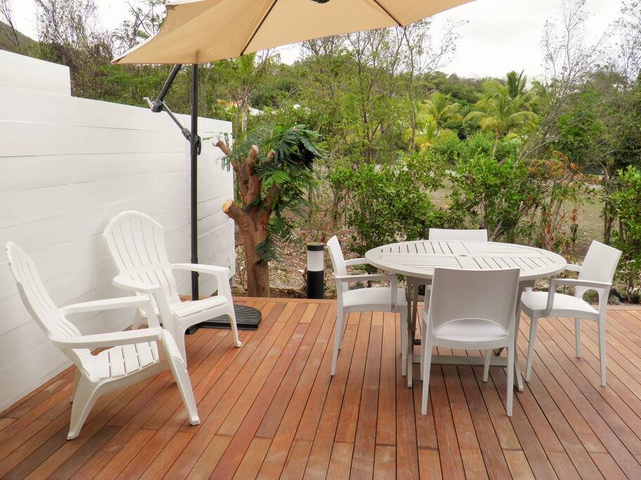 Terrasse exrérieure.
