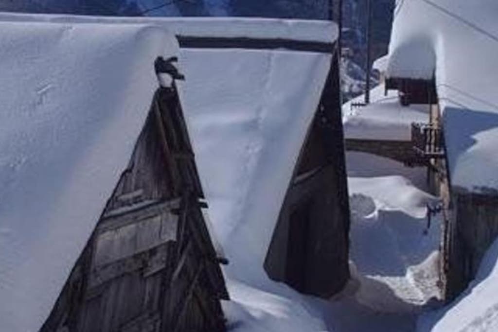 le village l'hiver