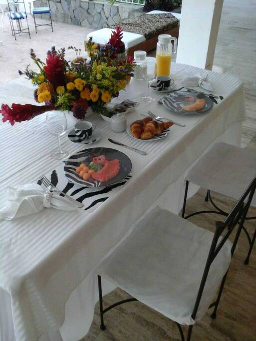 desayuno elegante
