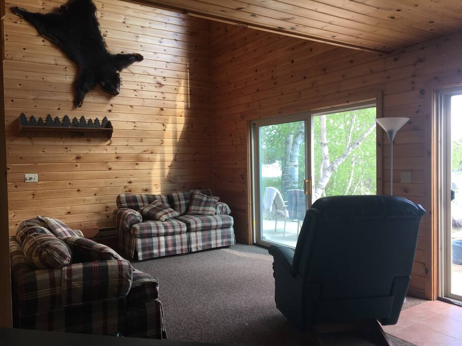 Ground level living room.