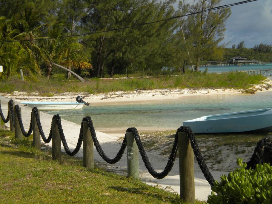 Front yard view of The Bridge Creek