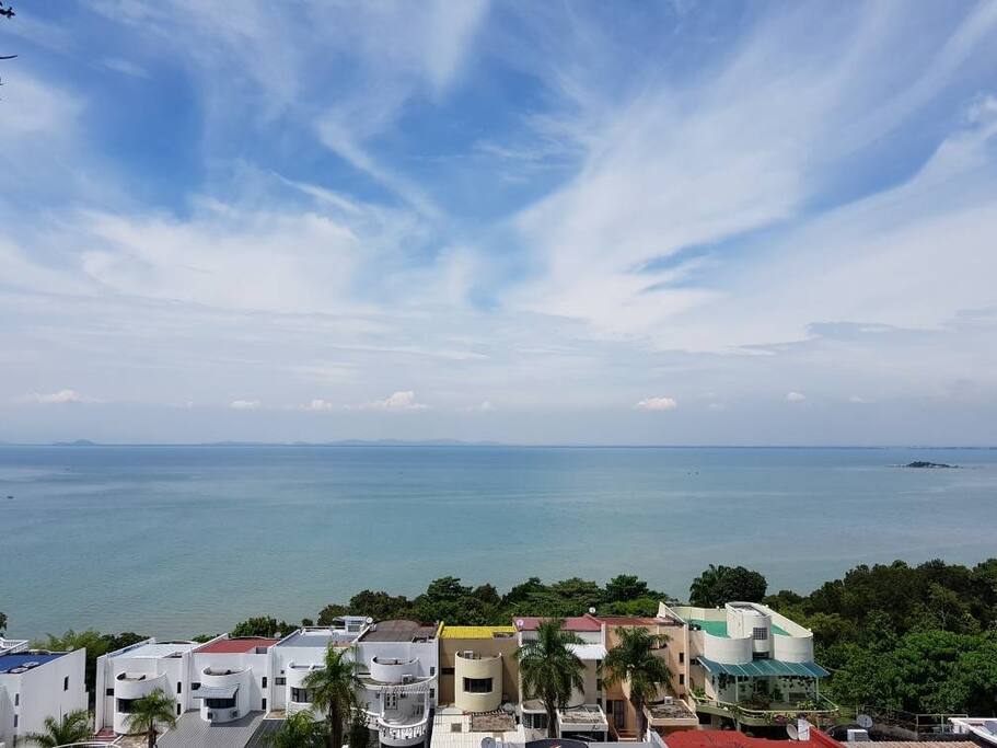The seaview, as far as your eyes could see