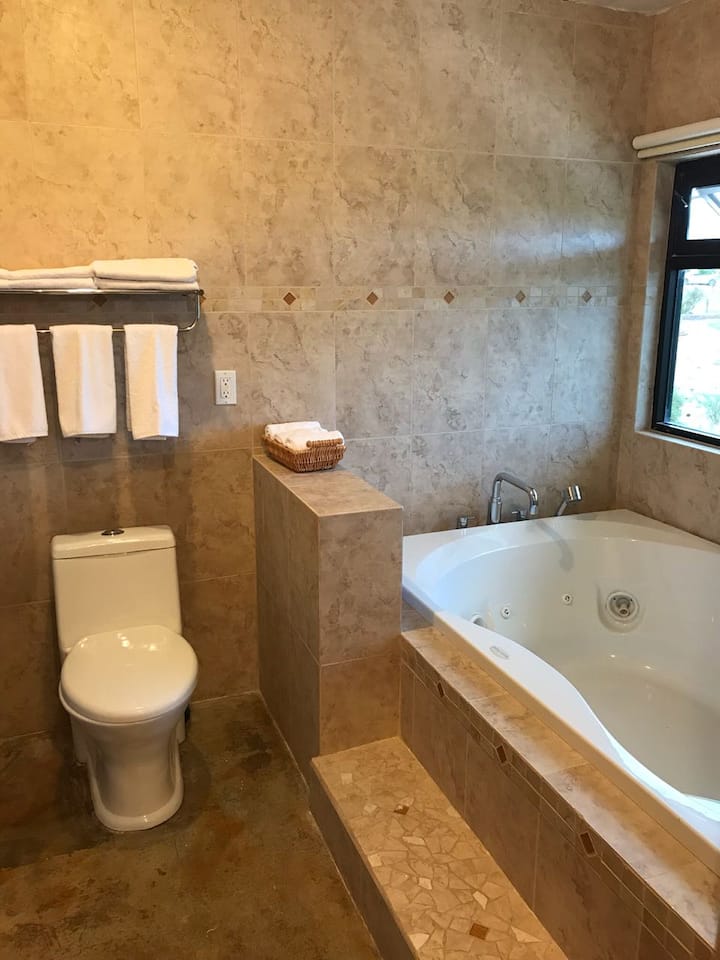 Bagno con camera da letto principale 