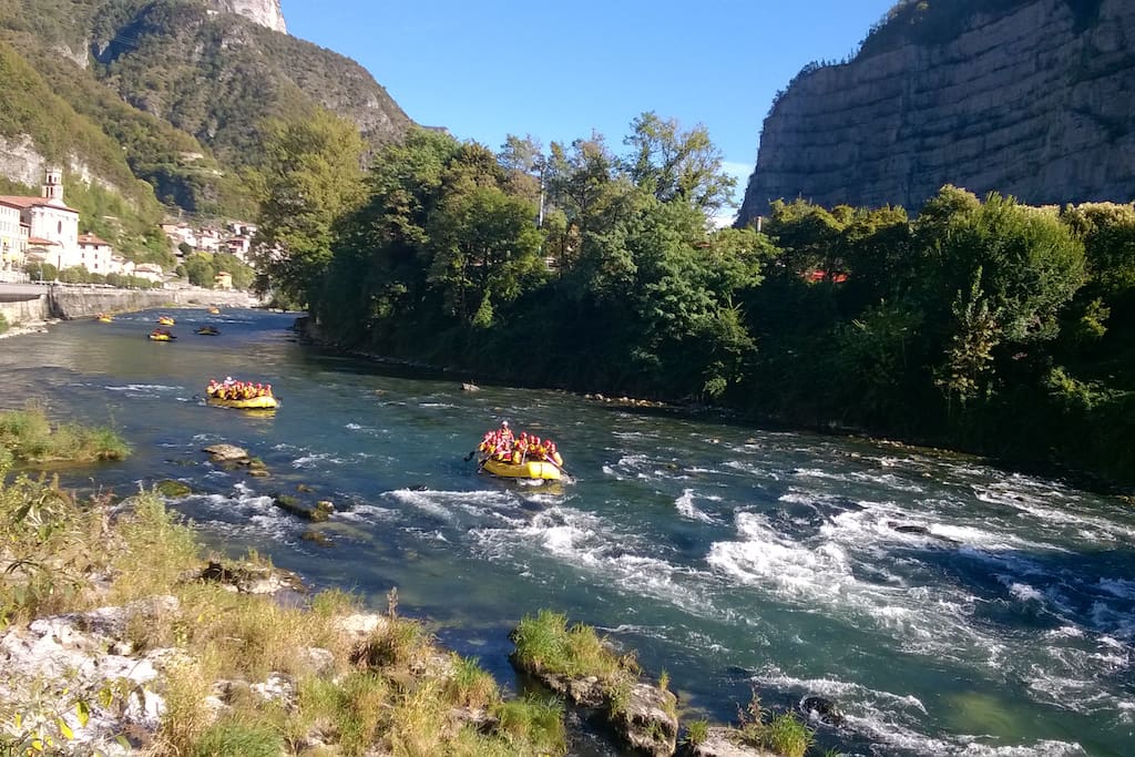 rafting sul fiume Brenta - rafting on river Brenta