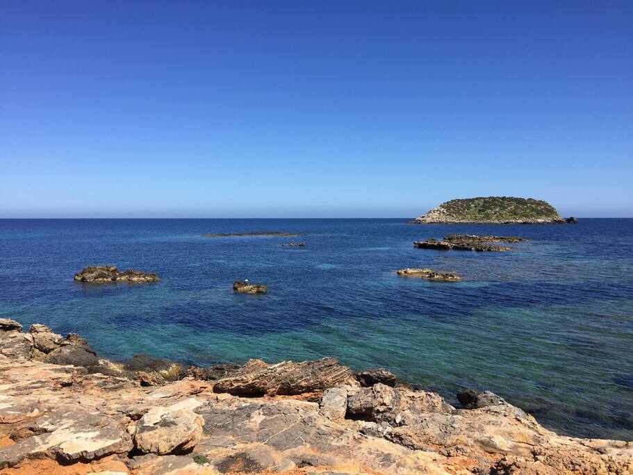 The view from the swimming pool