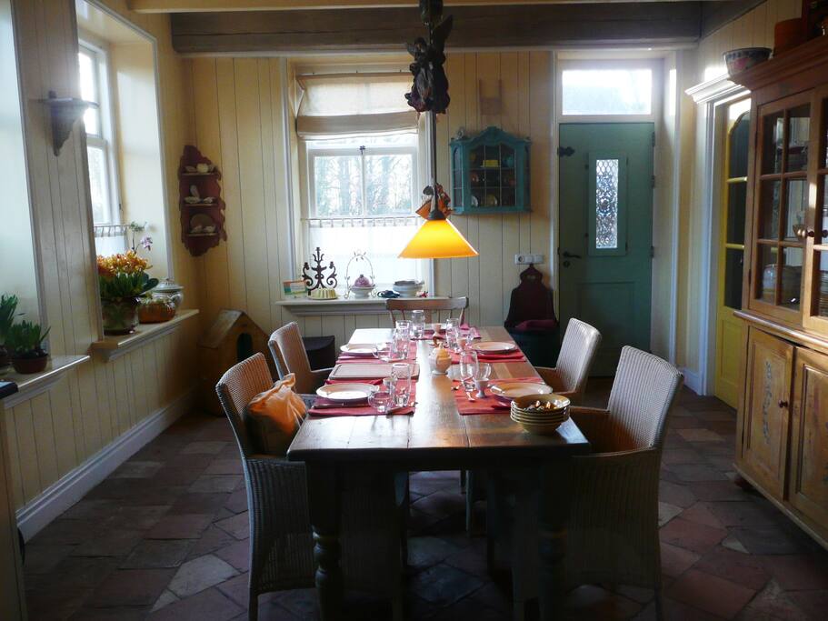 Breakfast in our Farmer's Kitchen