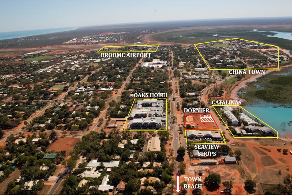 Broome Aerial Location