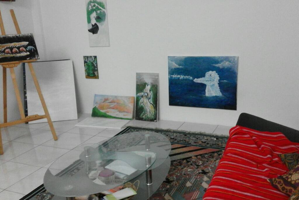 Artwork on display