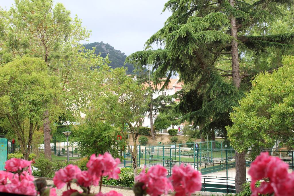 A vista para o castelo