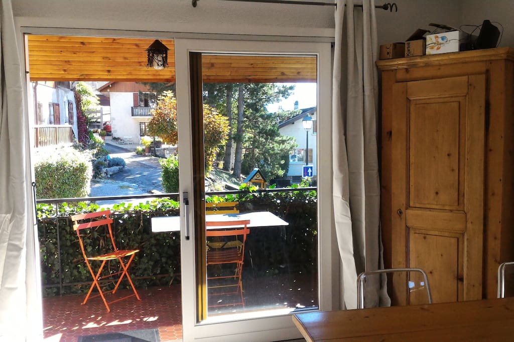 Vue depuis le séjour