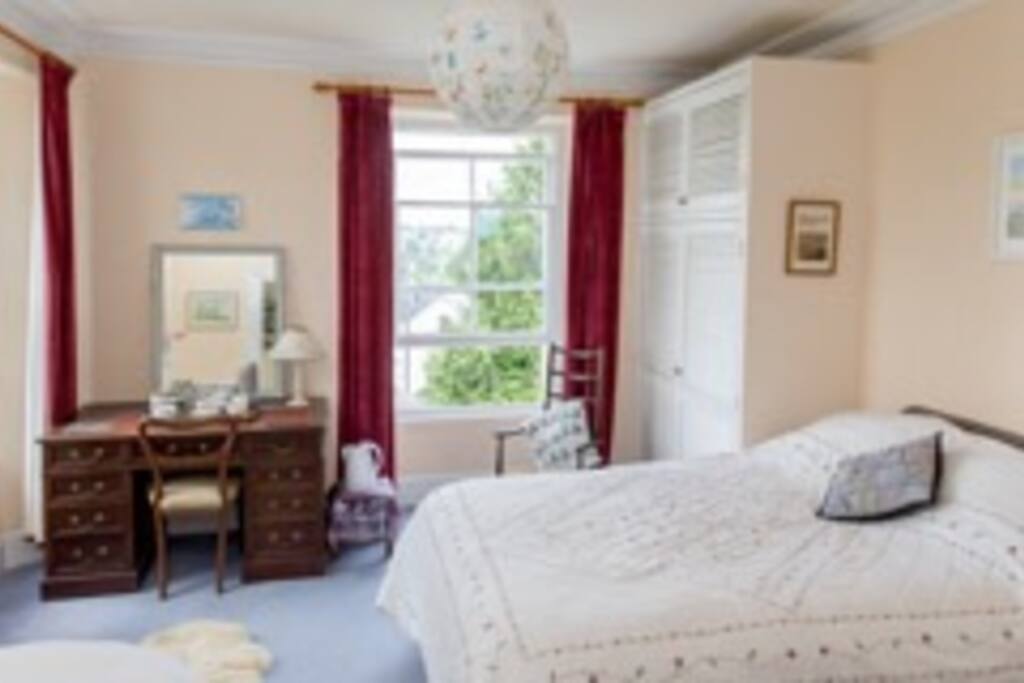 The Pink Room - This room has an en suite bathroom and wonderful views of the moor.