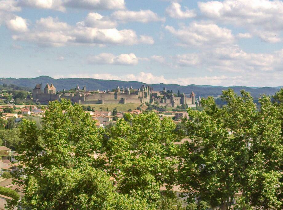 Vue de notre charmante petite maison