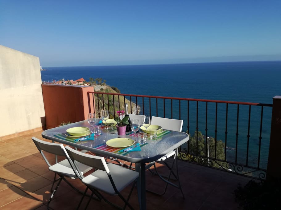 You will spend all your days on the terrace ;)