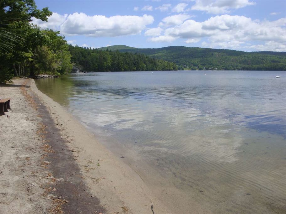 with rights to use the Hebron NH town beach on Newfound Lake!