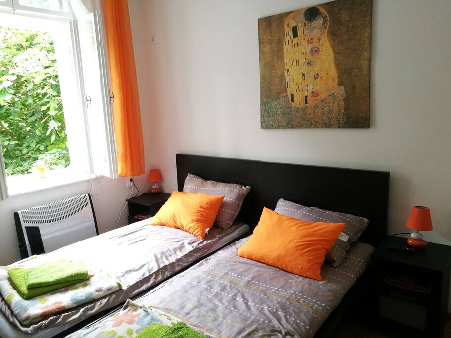 Bedroom in the morning