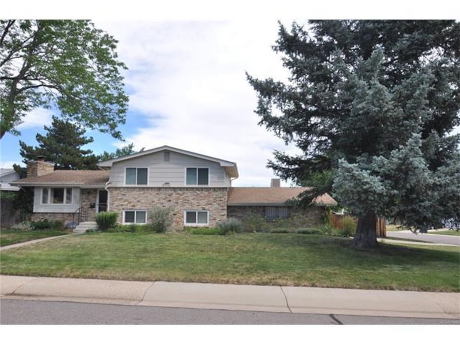 This is the front of the house.