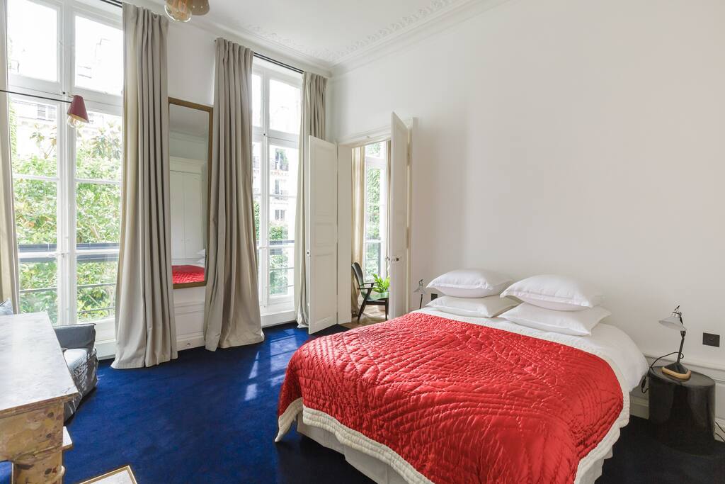 the main bedroom
