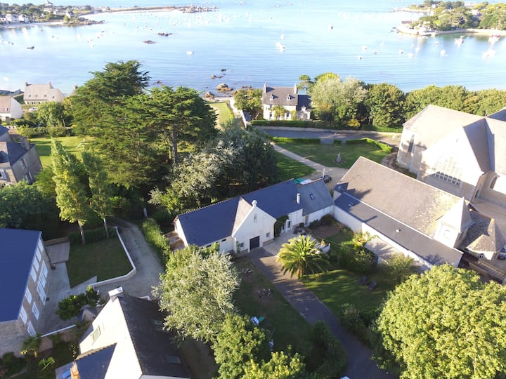 Skol Yaner 80 M From The Beach Sea View 10/12 People Large Jacuzzi Garden - Brignogan-Plage