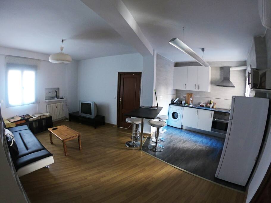 Salón - cocina planta abierta