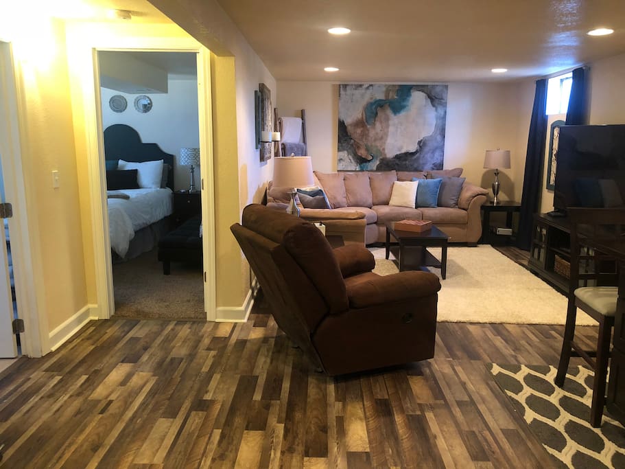 Main gathering area and bedroom #1.