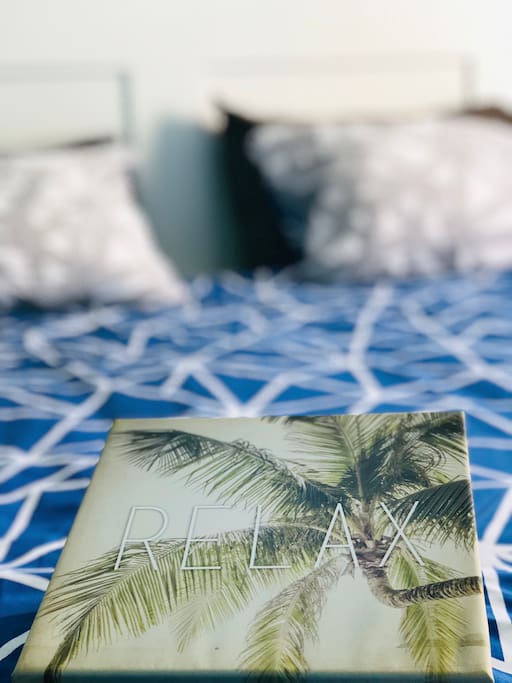 Relax in our comfy bed