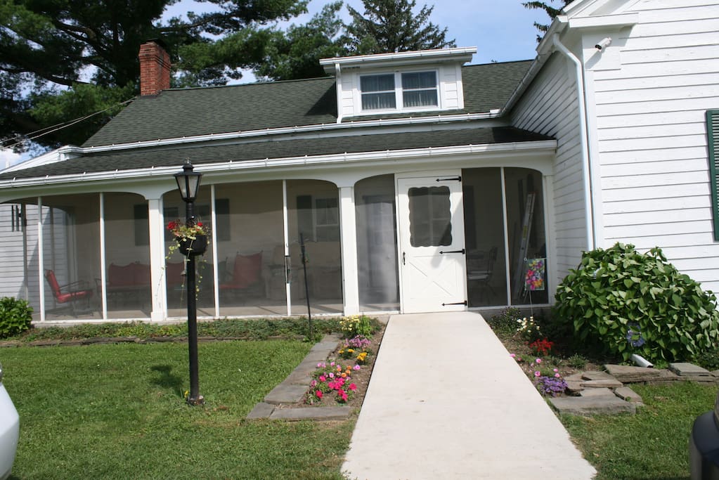 The Garden Suite is completely accessible - wheelchairs welcome - no stairs from car door to bedroom, bathroom suite.