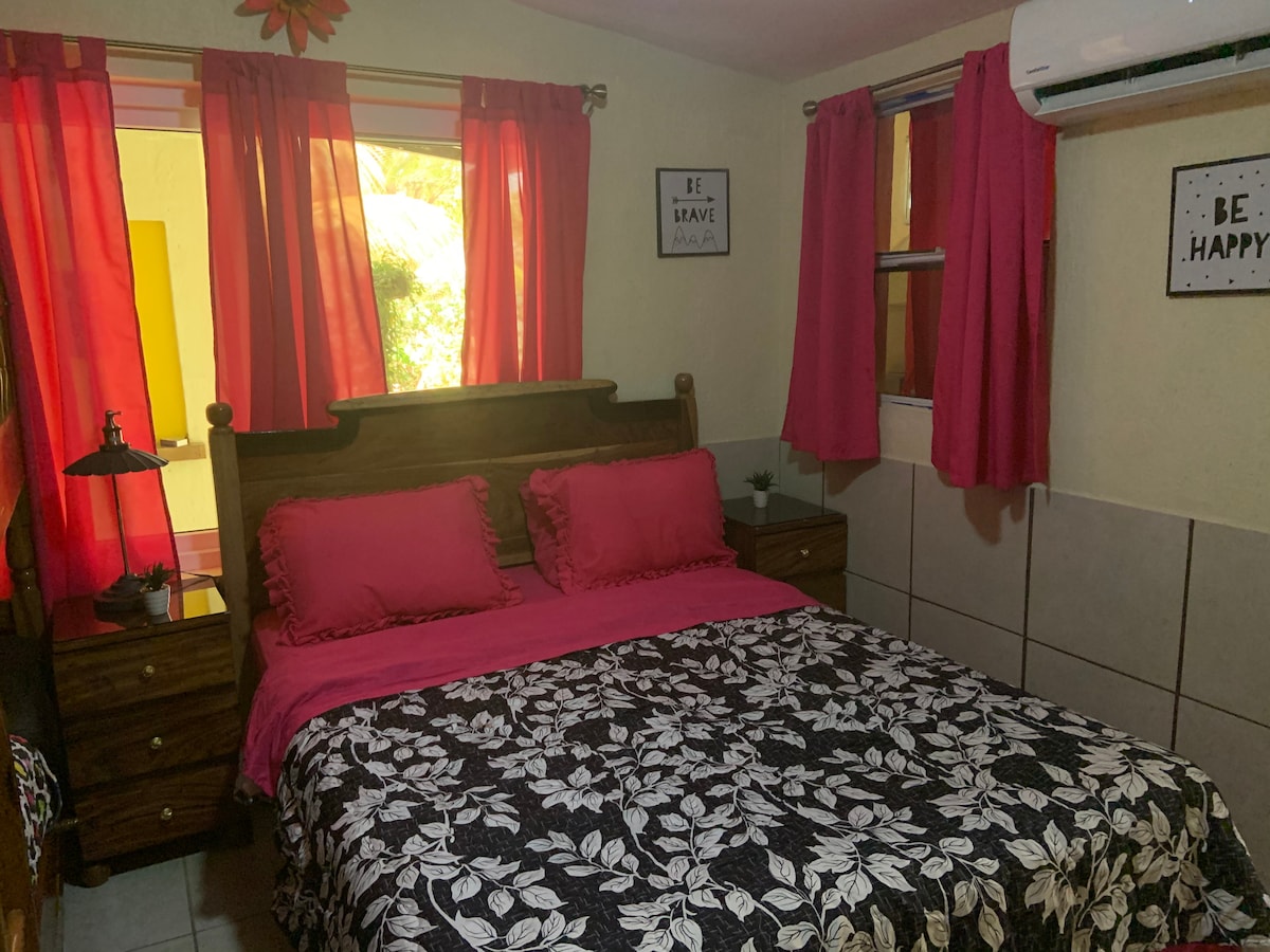 Bedroom #2 with full bathroom inside.