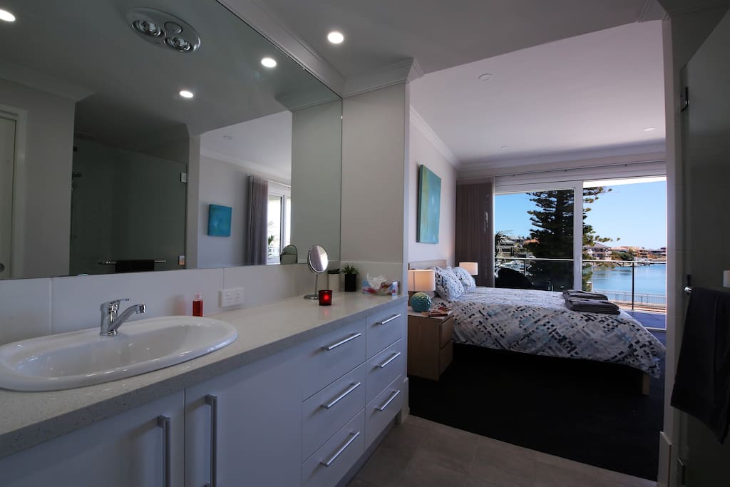 View from Master bedroom ensuite